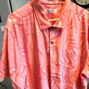 Tommy Bahama Red Camp Shirt - XXL